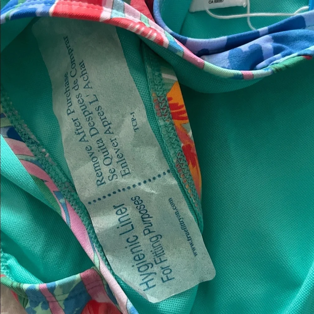 Bleu by Rod Beattie Tropical Flight Tie-Side Bikini Bottom Swimsuit Size 12